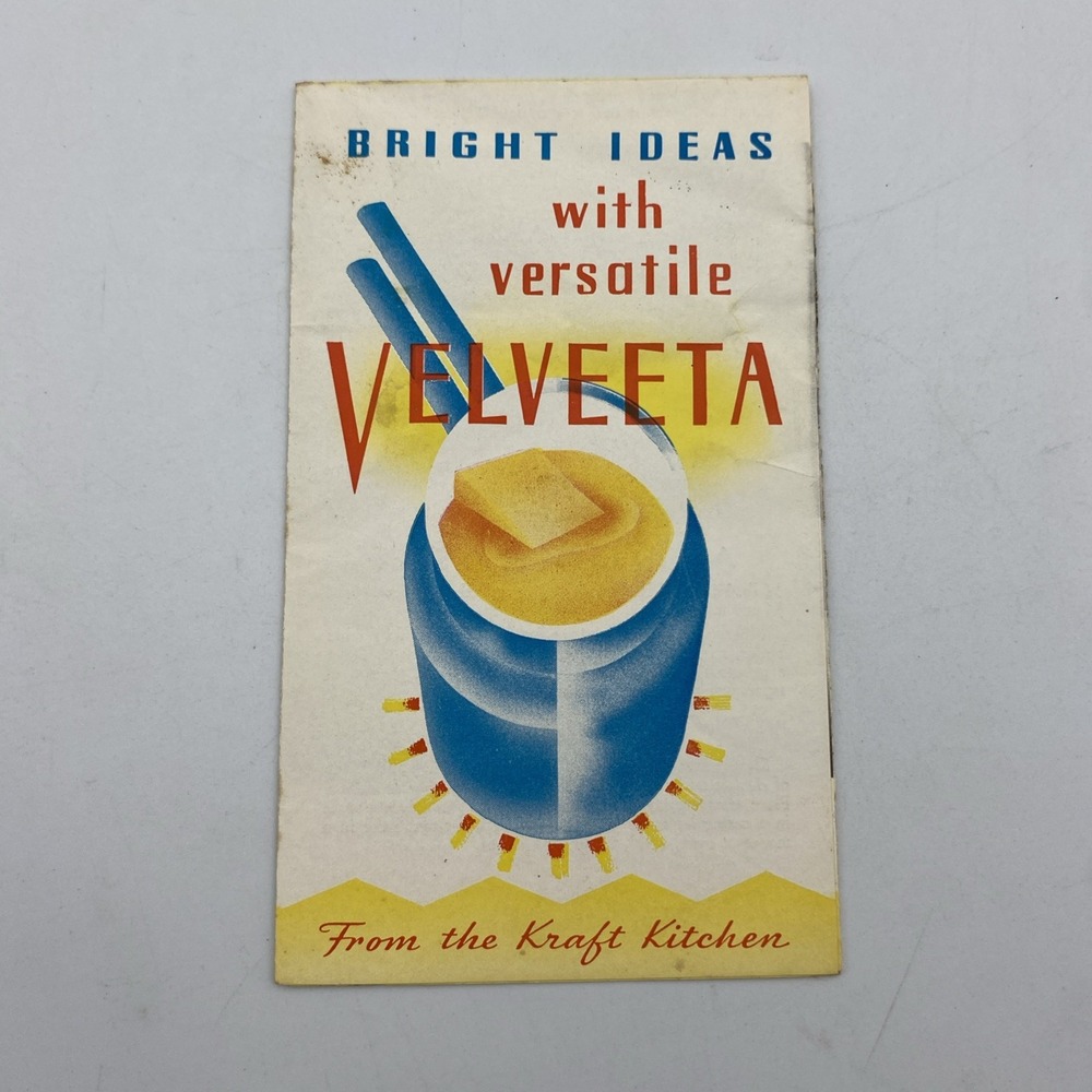 Velveeta‎ Cheese Brochure Bright Ideas With Versatile Velveeta Kraft 1938